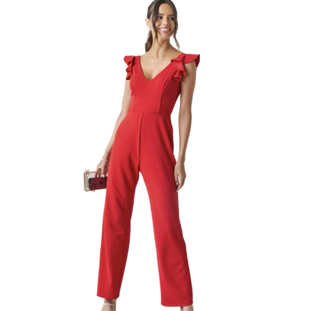 Flutter Sleeve Jumpsuit